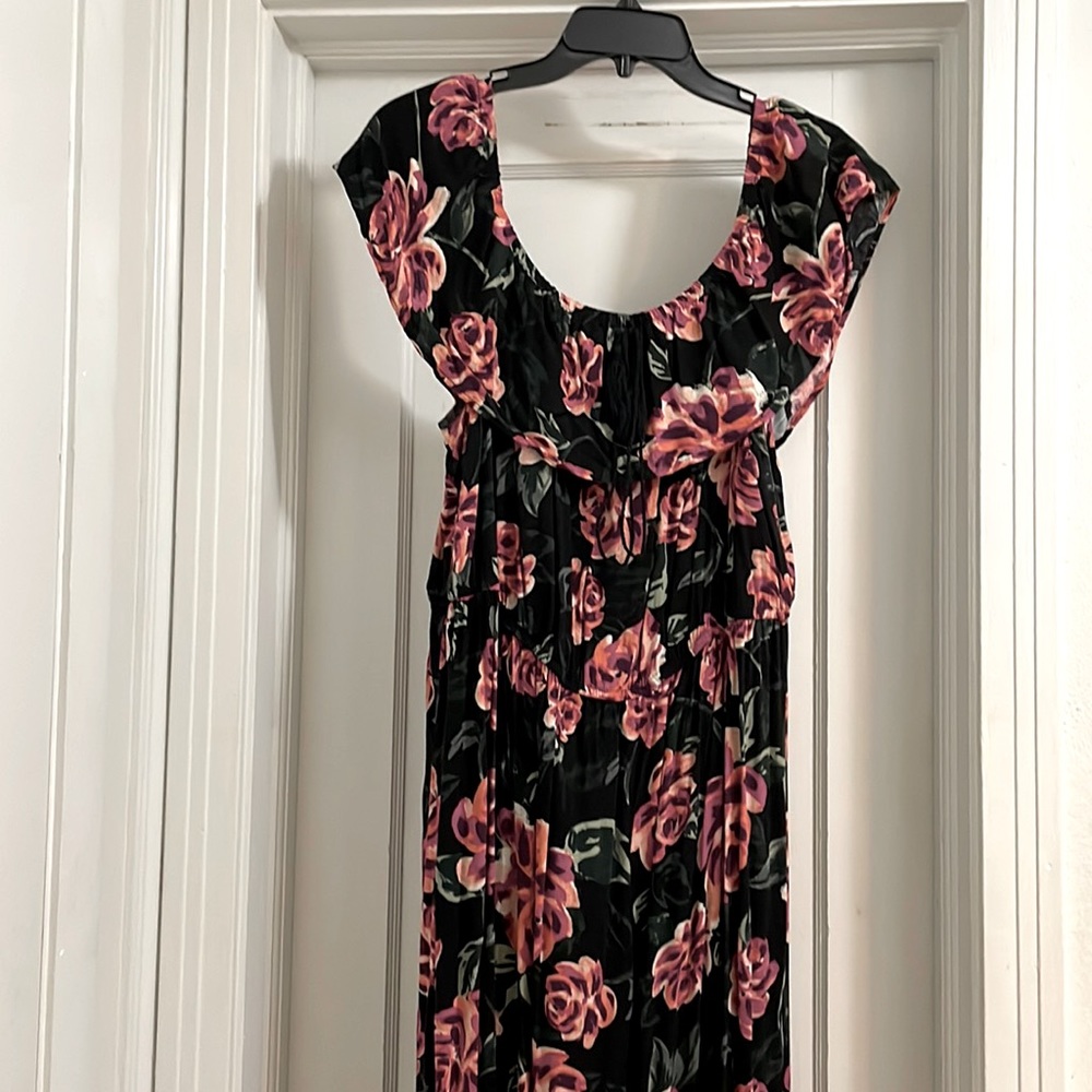 Off the shoulder floral dress